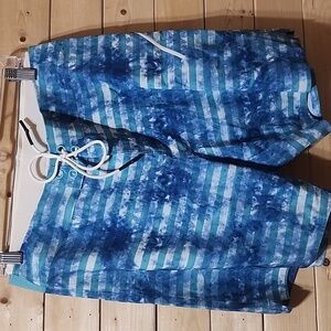 Lululemon Swimsuit Trunks Tidal Stripe Size 34 NWOT